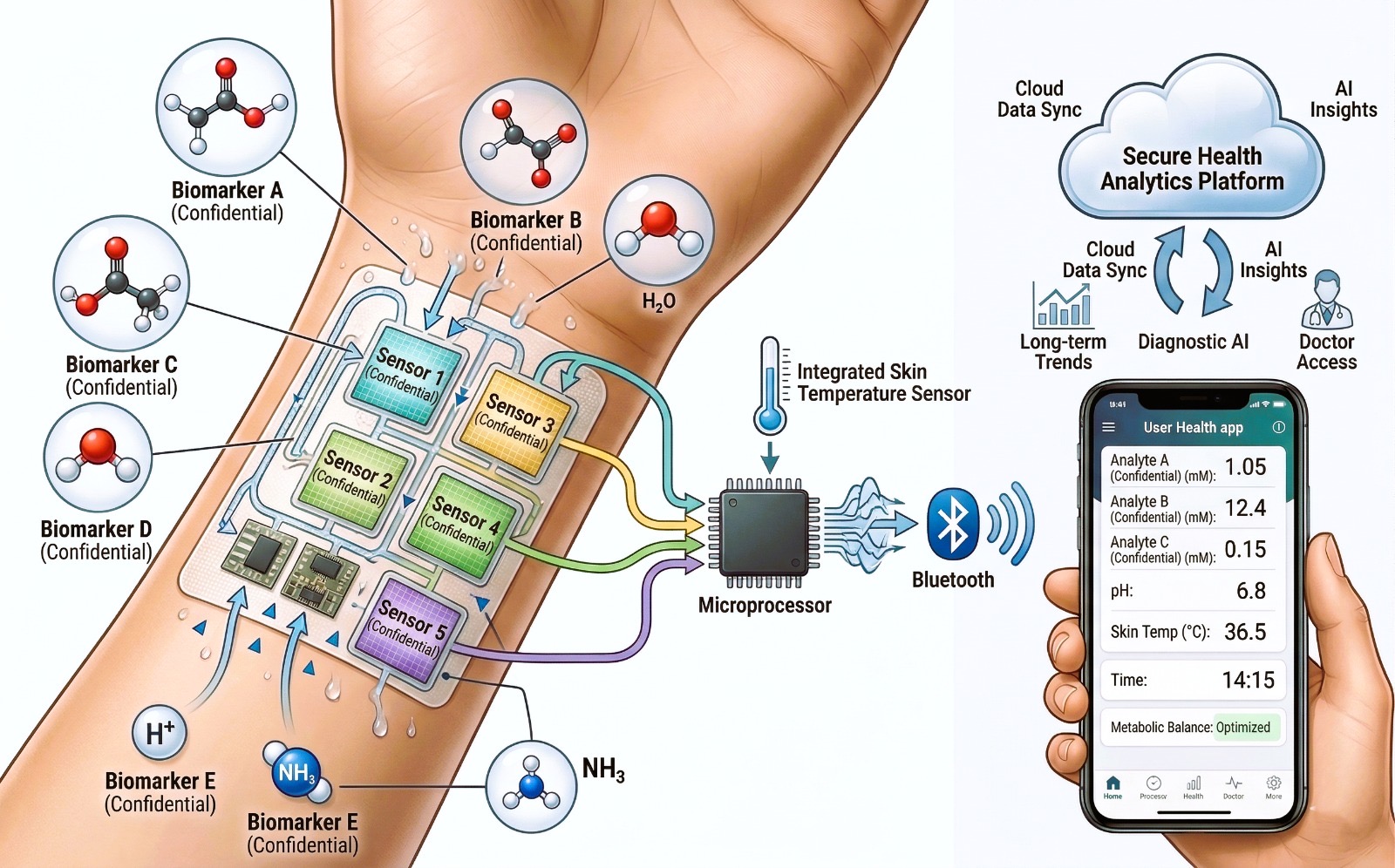 SkinWise biomarker analysis and recommendations